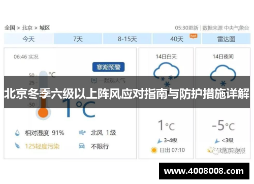 北京冬季六级以上阵风应对指南与防护措施详解